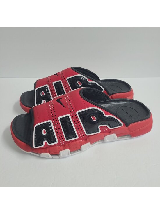 NEW Nike Air More Uptempo Sandals Slides FJ6035-600 size 14 University Red main image 6